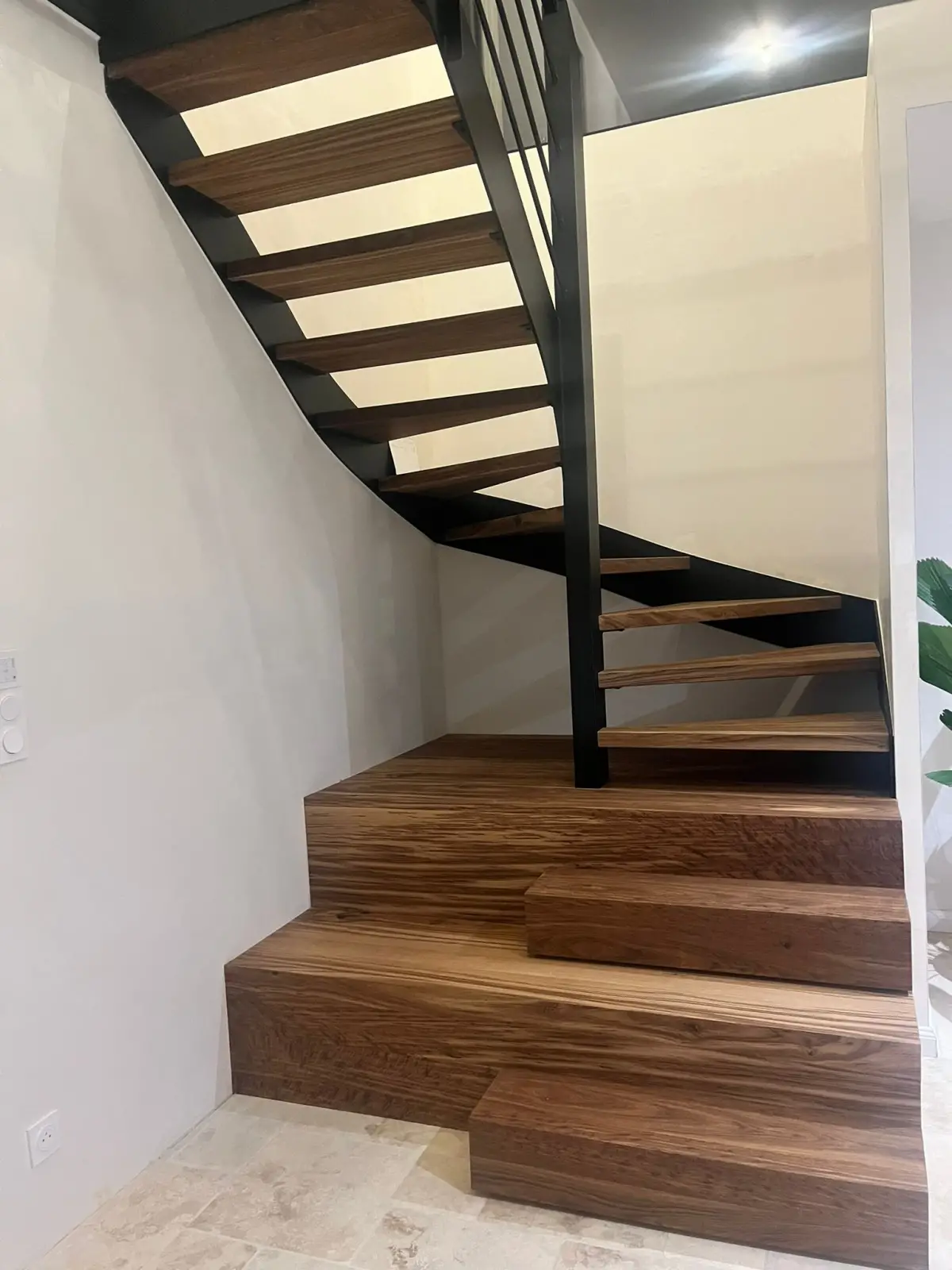 Escalier métallique intérieur à Bécherel